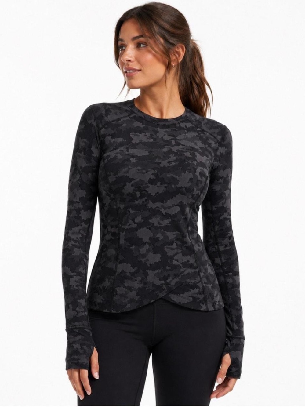 Lululemon Close To Crossing Camo Top 12